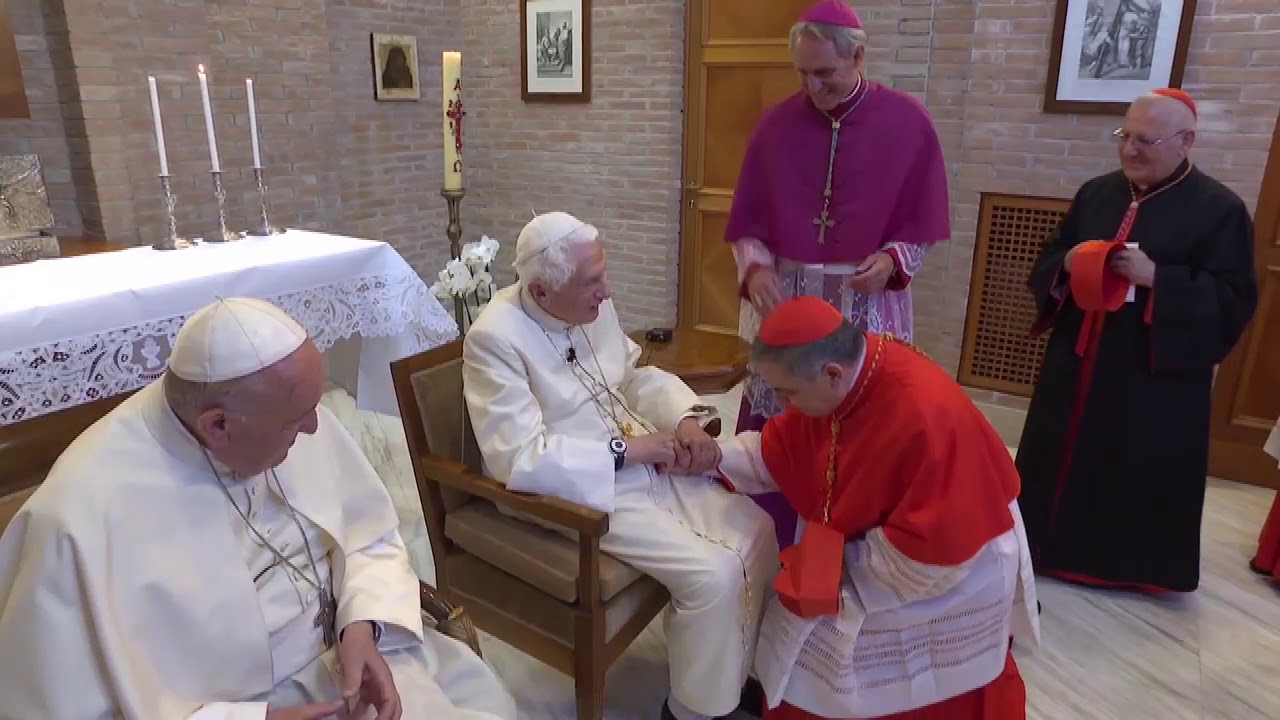 Cardeais visitam Papa Bento XVI - Vaticano News - 29/06/2018