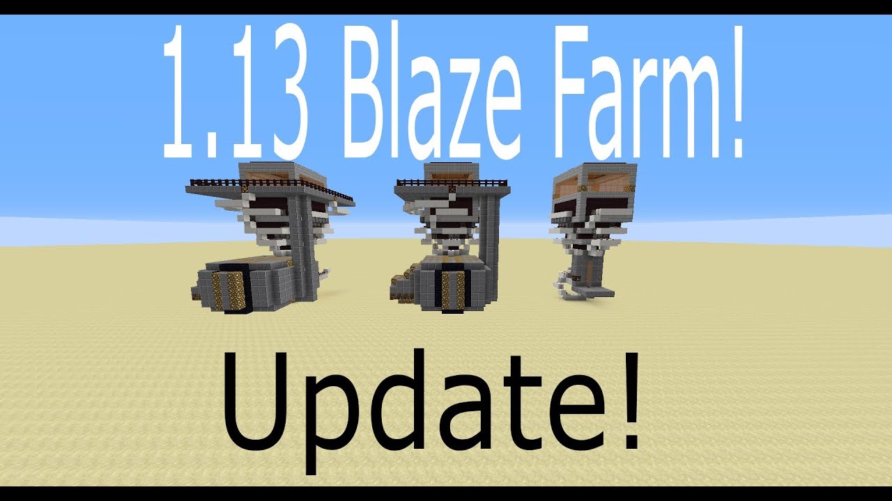 Minecraft 1.13 Blaze Farm Tutorial Update