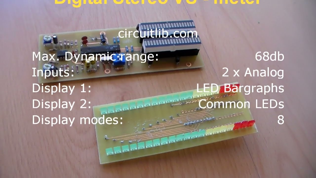 digital vu meter circuitlib