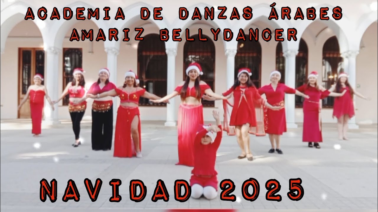 Academia de Danzas &Aacute;rabes Amariz Bellydancer de Vi&ntilde;a del mar Navidad 2025 Bellydancer Christmas