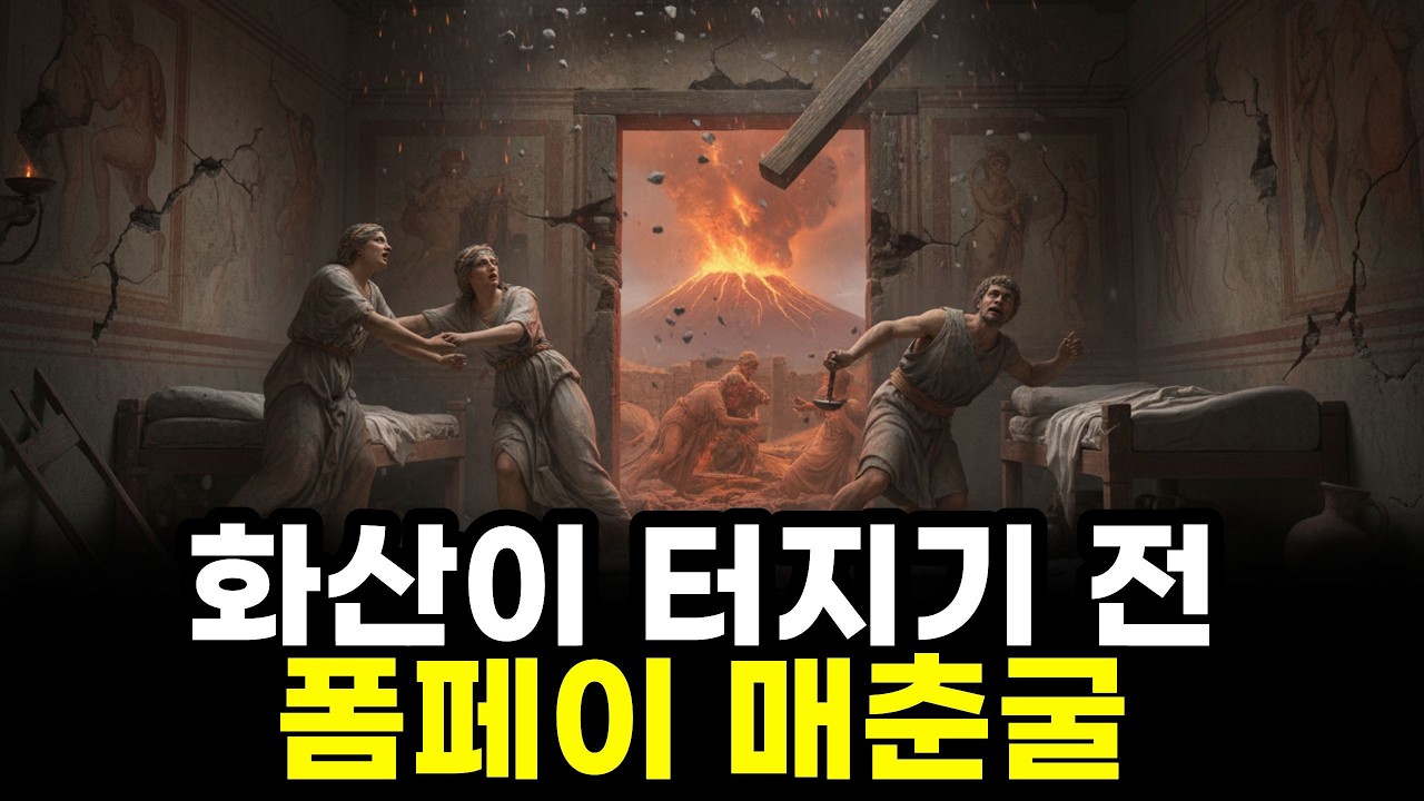 2000년 전 폼페이의 밤, 매춘굴 벽화에 남은 충격적인 장면