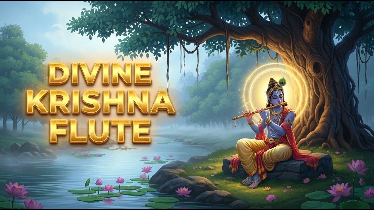 Krishna Flute Healing Music 💫 | Stress Relief & Deep Meditation | KrishnaMurliStudio