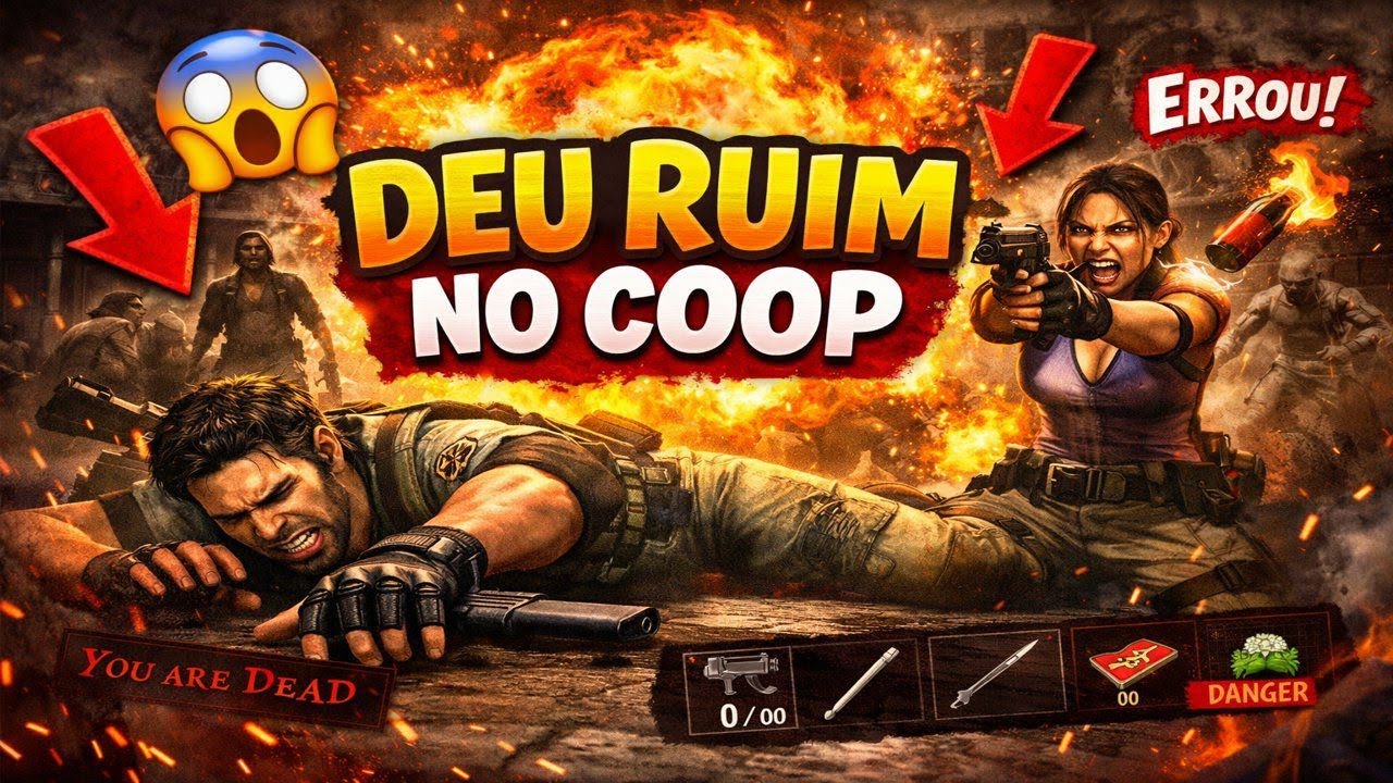 Como NÃO jogar Resident Evil 5 (Feat. Amiga Cabeçuda)