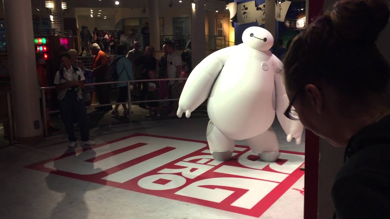Baymax walking