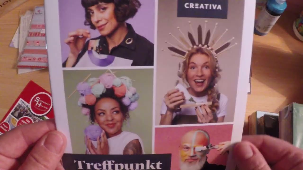 Creativa Dortmund 2024 ich war am 20.3.da! Basteln, Stoff, Essen, Spielen und mehr