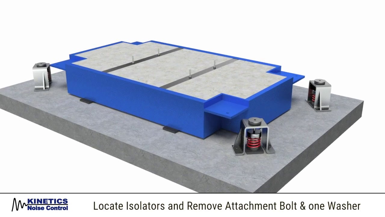 Installation: CIB Inertia Base Installation with FHS Isolators
