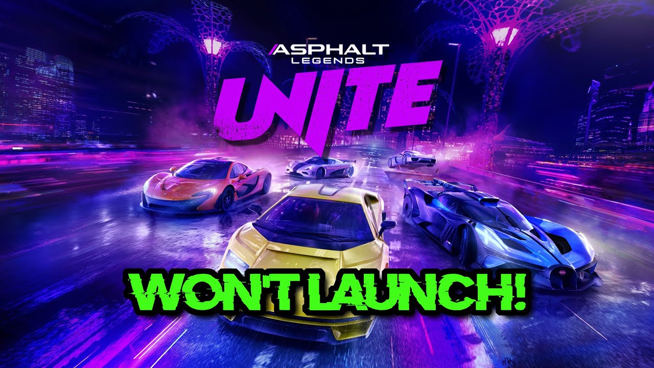 Asphalt Legends Unite Not Launching/Not Loading/Black Screen/Crash to Desktop on PC FIX