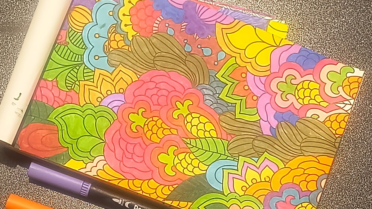 Pattern Colouring | Art Therapy | Rangula Lokam