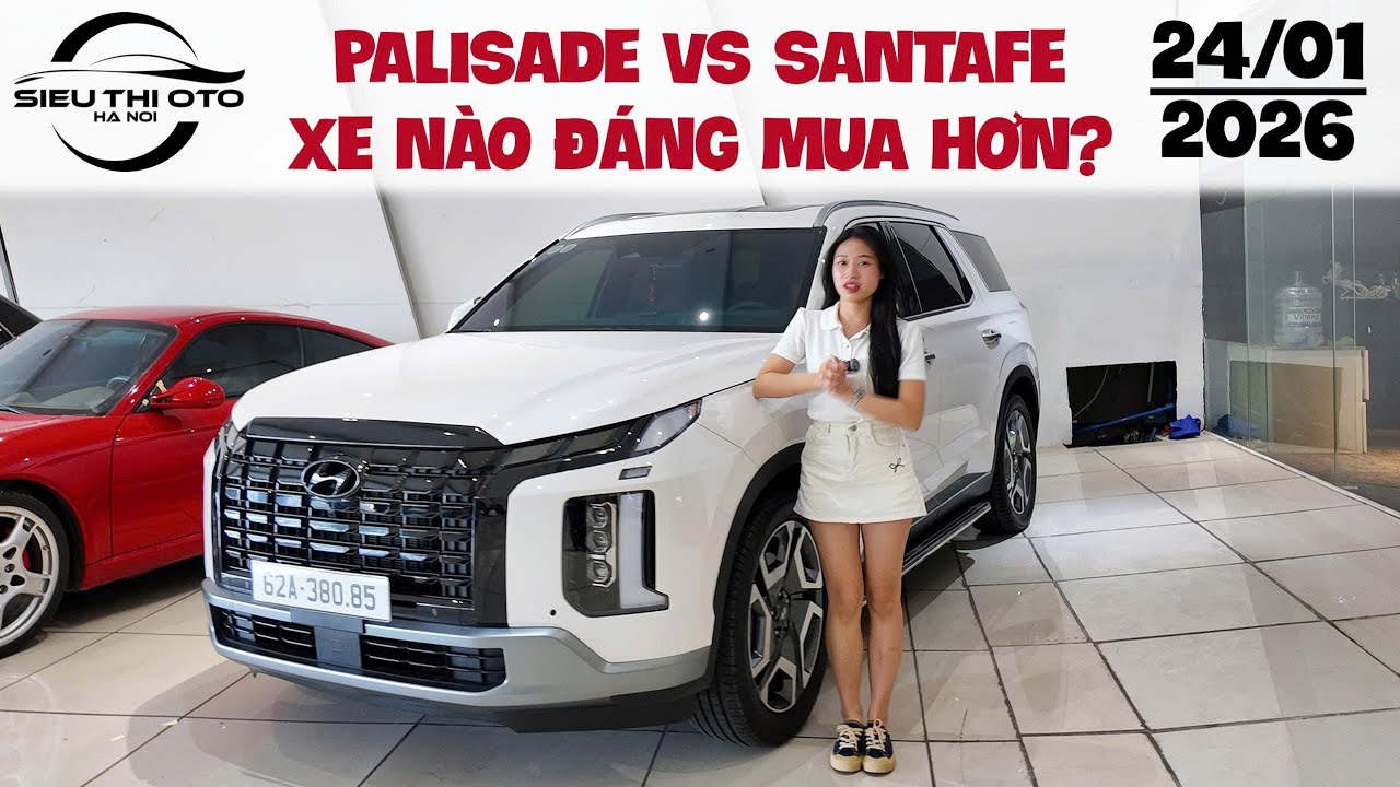 PALISADE LƯỚT VÀ SANTAFE MỚI BẠN CHỌN XE NÀO?