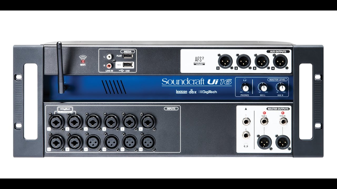 Soundcraft Ui Series тренинг, Часть 1.  Распаковка и начало работы