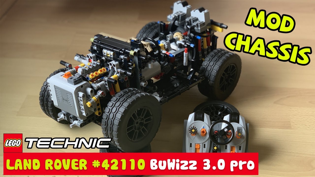 Quick test BuWizz 3.0 pro on MOD chassis of Lego Land Rover Defender 42110