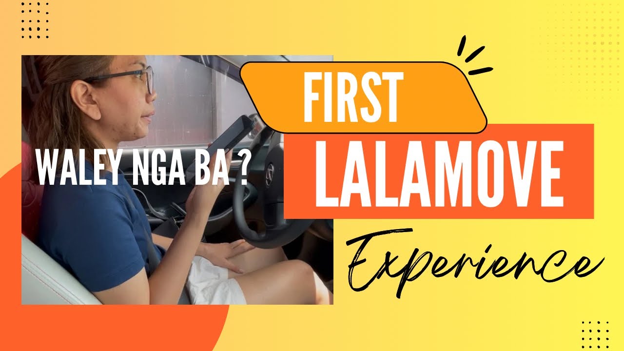 PART TIME LALAMOVE: E1 Unang Sabak as Lalamove Lady Driver. Kaya ba Girl? #lalamoveph 