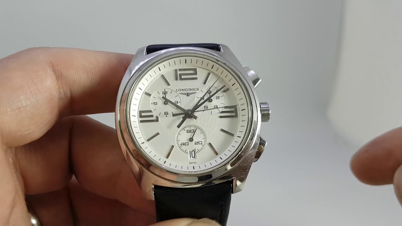 2007 Longines Lungomare men's chronograph watch