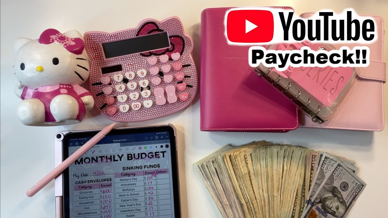 $950 Sinking Fund Monthly Stuffing! ~Stuffing My YouTube Paycheck!~
