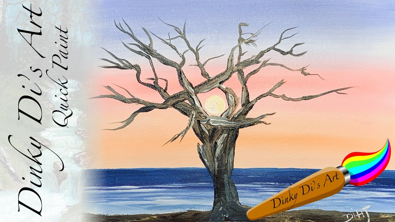 QUICK PAINT - Gnarly Old Tree