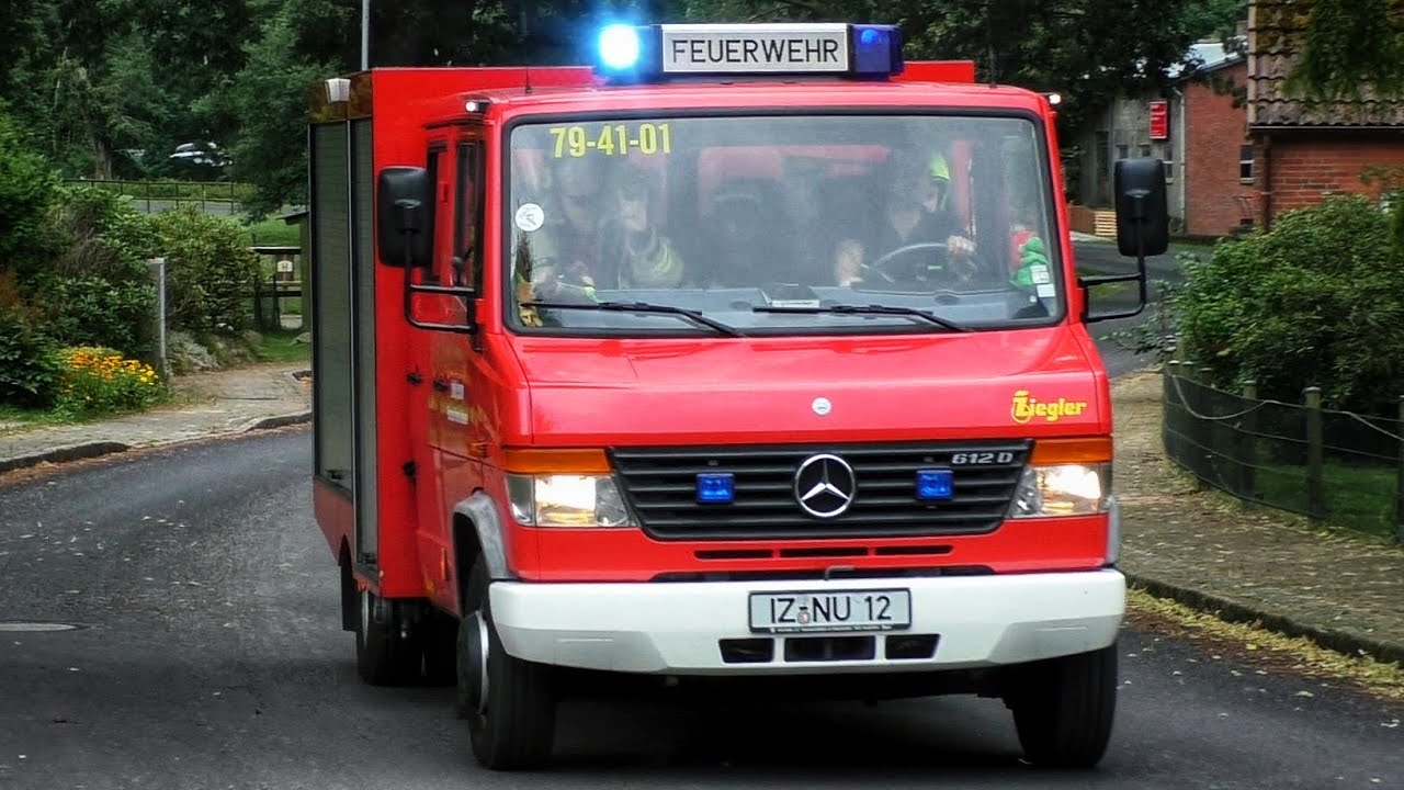 [Feuer in Einfamilienhaus] Einsatzfahrten Feuerwehr Schenefeld-Siezbüttel + Feuerwehr Hadenfeld