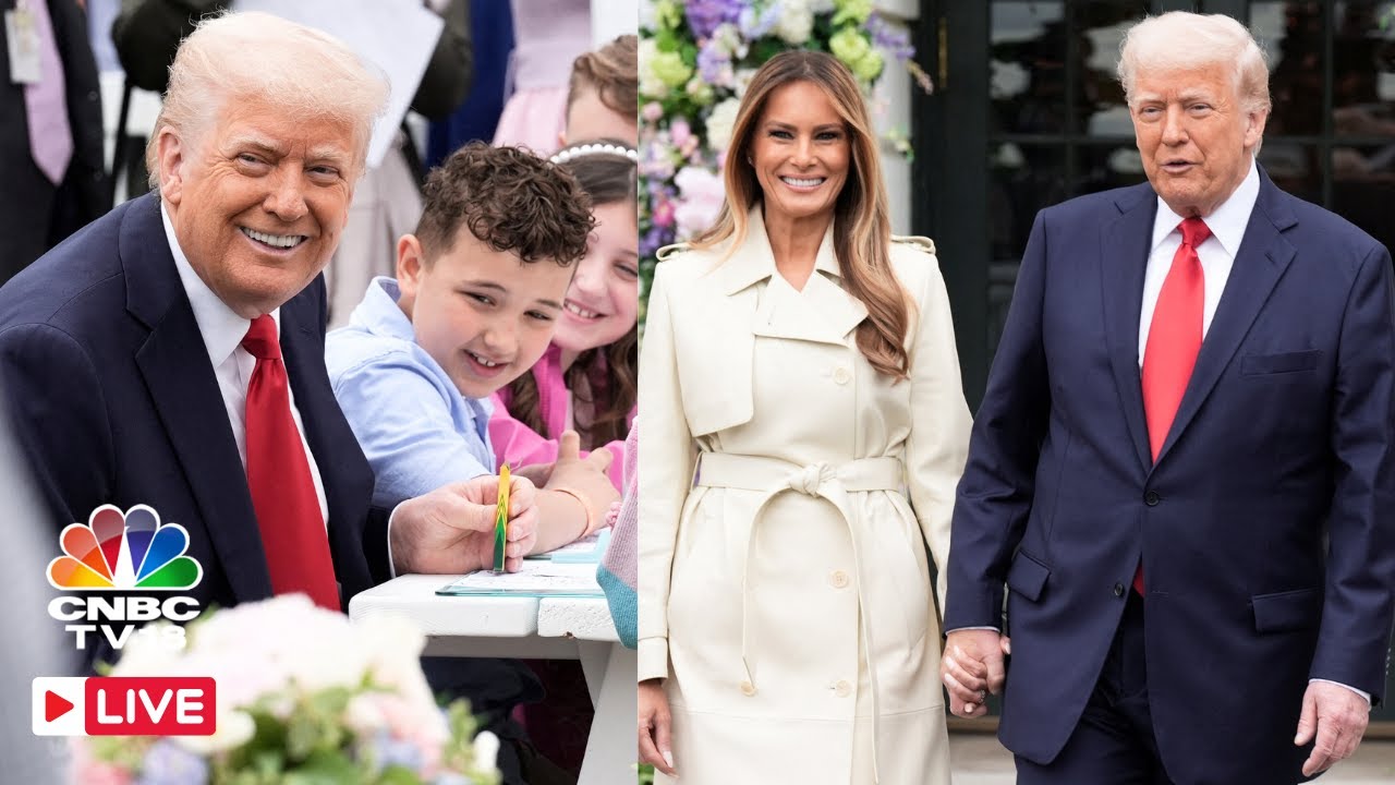 LIVE: President Trump and First Lady Melania Host Annual Easter Egg Roll at the White House | N18G