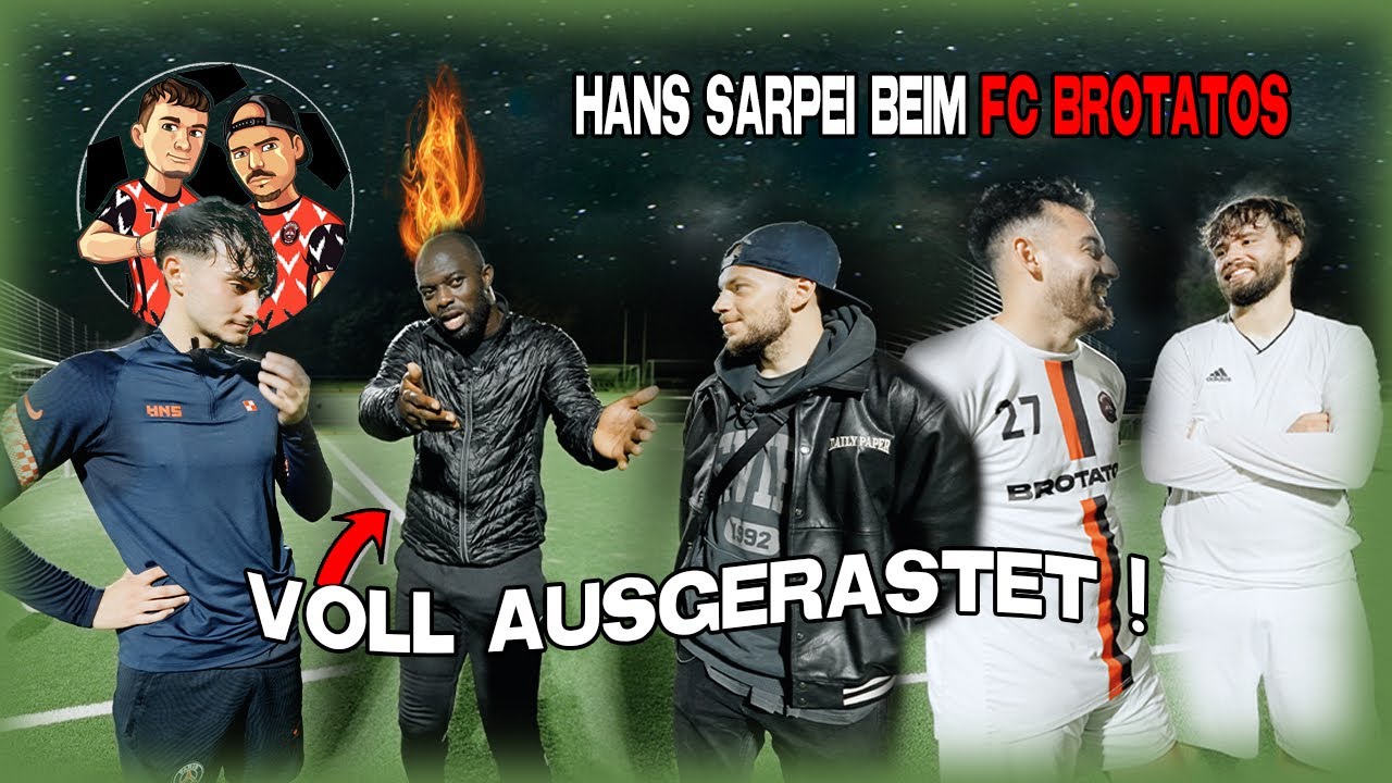 HANS SARPEI beim FC Brotatos - VOLL AUSGERASTET !