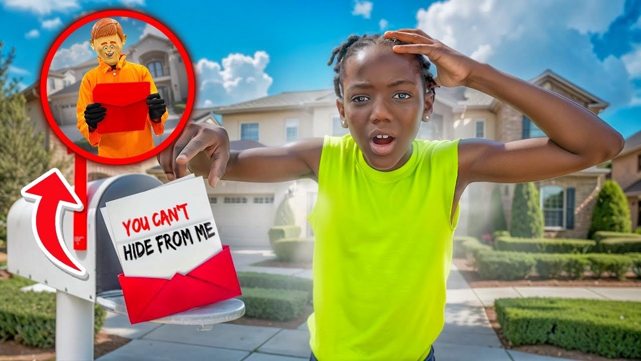 Creepy Man Sent Us A MESSAGE *Caught On Camera*