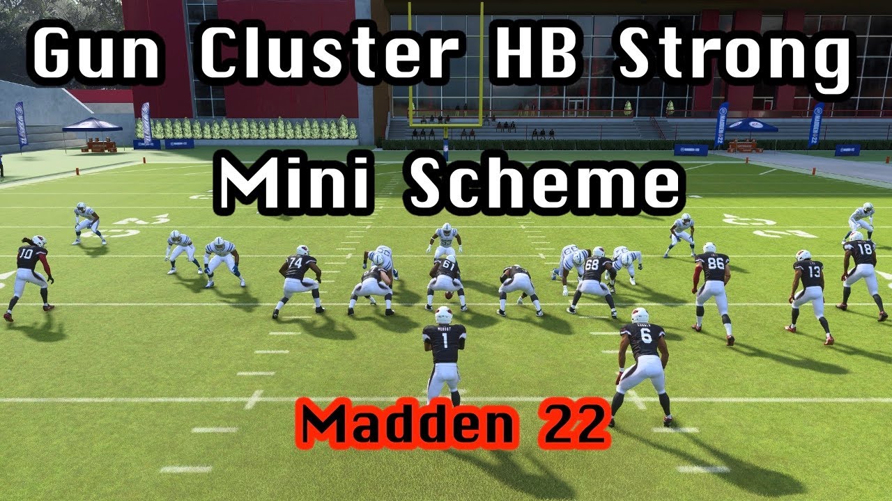 *EXPLOSIVE PLAYS* Gun Cluster HB STR Mini Scheme | Madden 22 Tips & Tricks