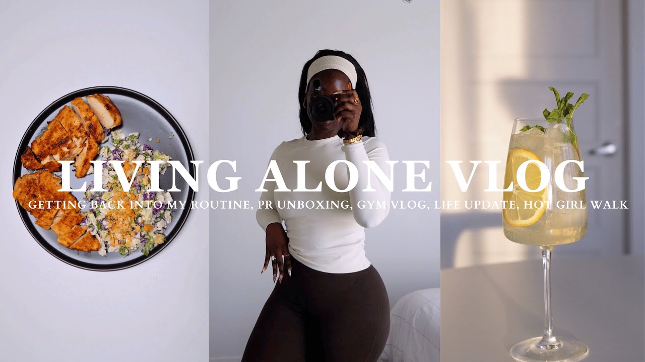 LIVING ALONE VLOG | Getting Back Into My Routine, PR Unboxing, Gym Vlog, Life Update & More!