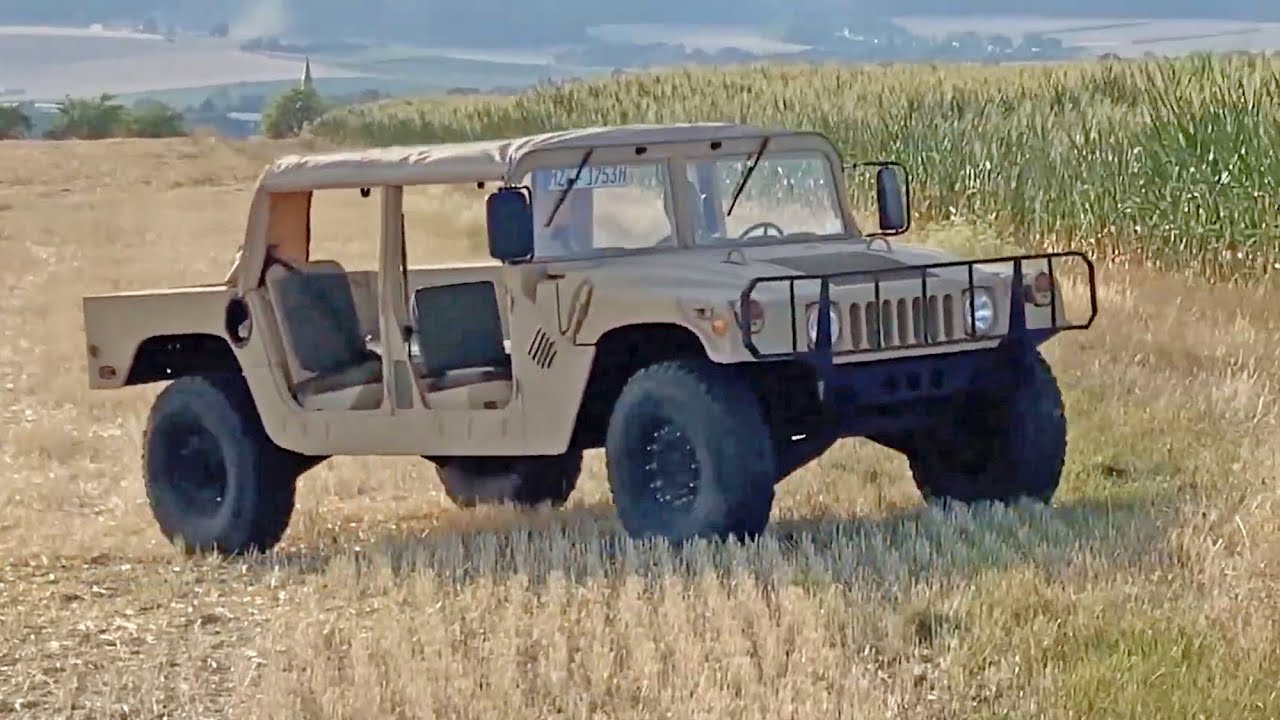 Nachhaltiger Geländewagen, Humvee fahren, Hummer H1, HMMWV M998 - ein super nachhaltiges Sommerauto!