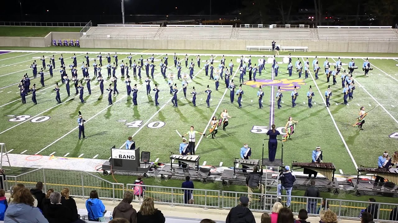 Mona Shores Sailors Marching Band - District Festival in Greenville 2014