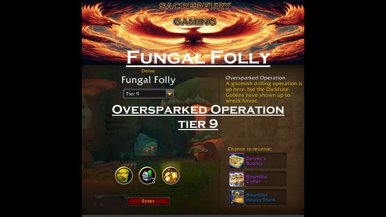 Fungal Folly Oversparked operation delve tier 9   WoW War Within Havoc Demon Hunter