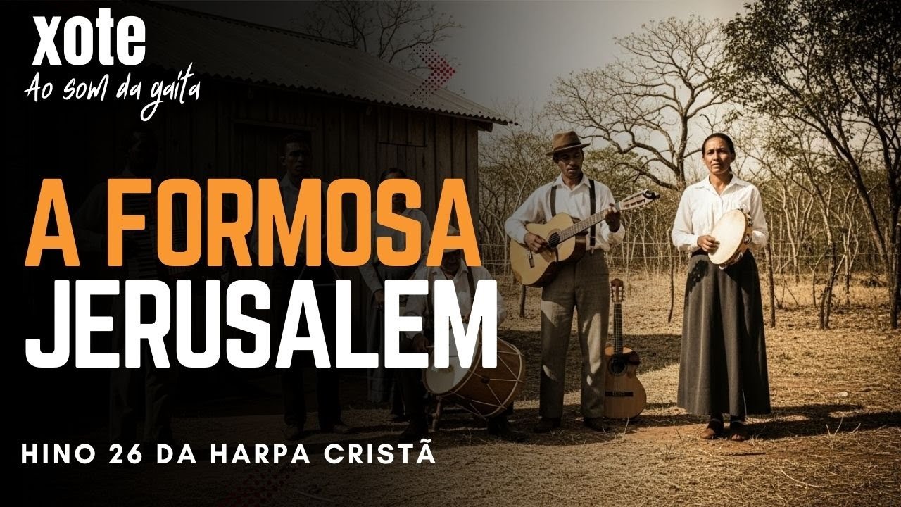 A formosa Jerusalém - hino 26 da harpa cristã em ritmo xote.