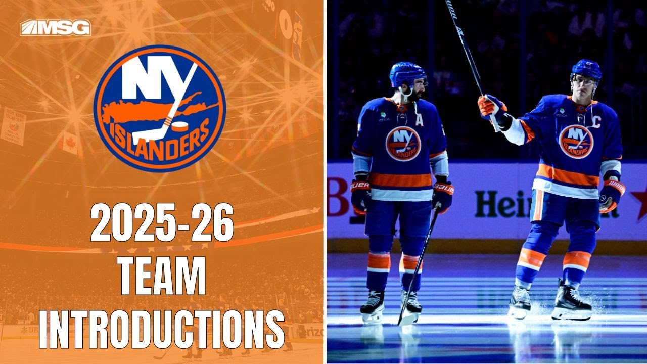 New York Islanders 2025-26 Full Team Intros | New York Islanders