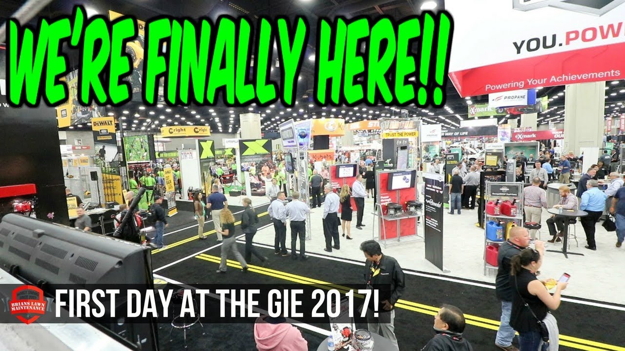 Live at GIE 2017!! Inside The Show! Exmark, ECHO, Gravely Meet and Greets