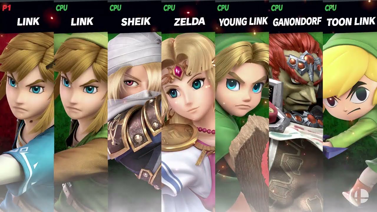 Super Smash Bros. Ultimate - Star & Screen KO The Legend of Zelda
