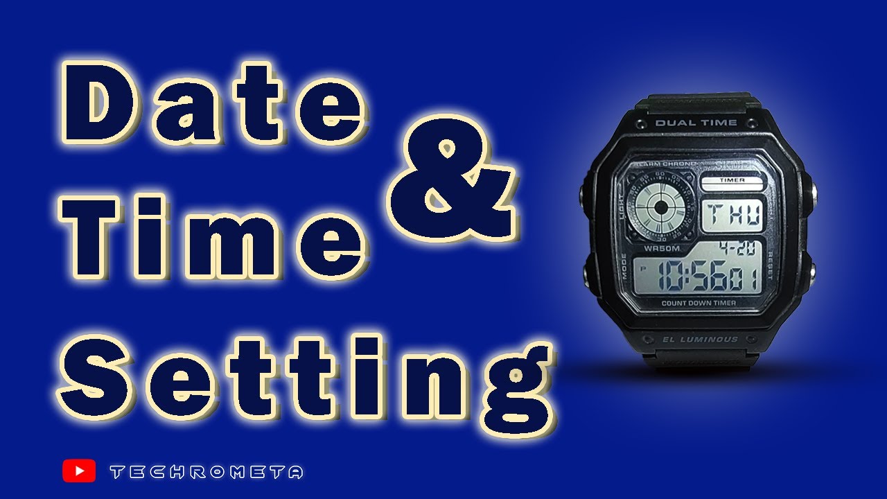 Time and Date Setting | Skmei Digital Watch 1299 #timesetting  #skmeiwatch #skmei