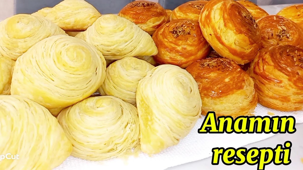 Bir Xəmirdən həm QOĞAL həmdə BADAMBURA hazırladım Yağsız ,Südsüz, Yumurtasız ,Xamasız UCUZ ƏRZAQLAR
