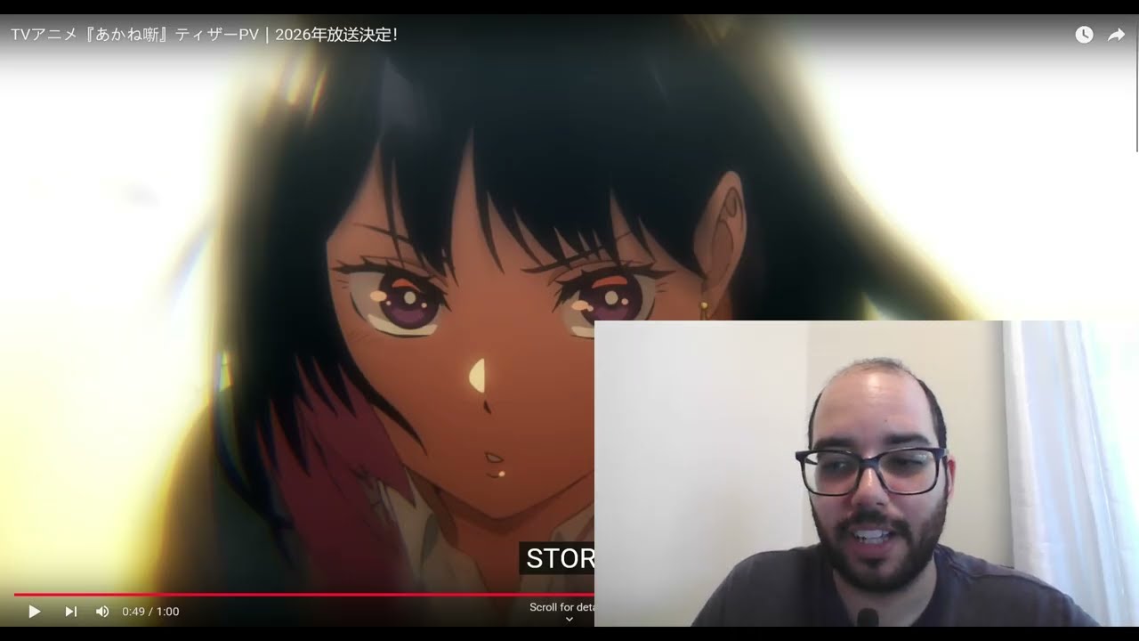 Reaction to the First Japanese Anime Promotional Teaser Trailer of Akane-banashi!