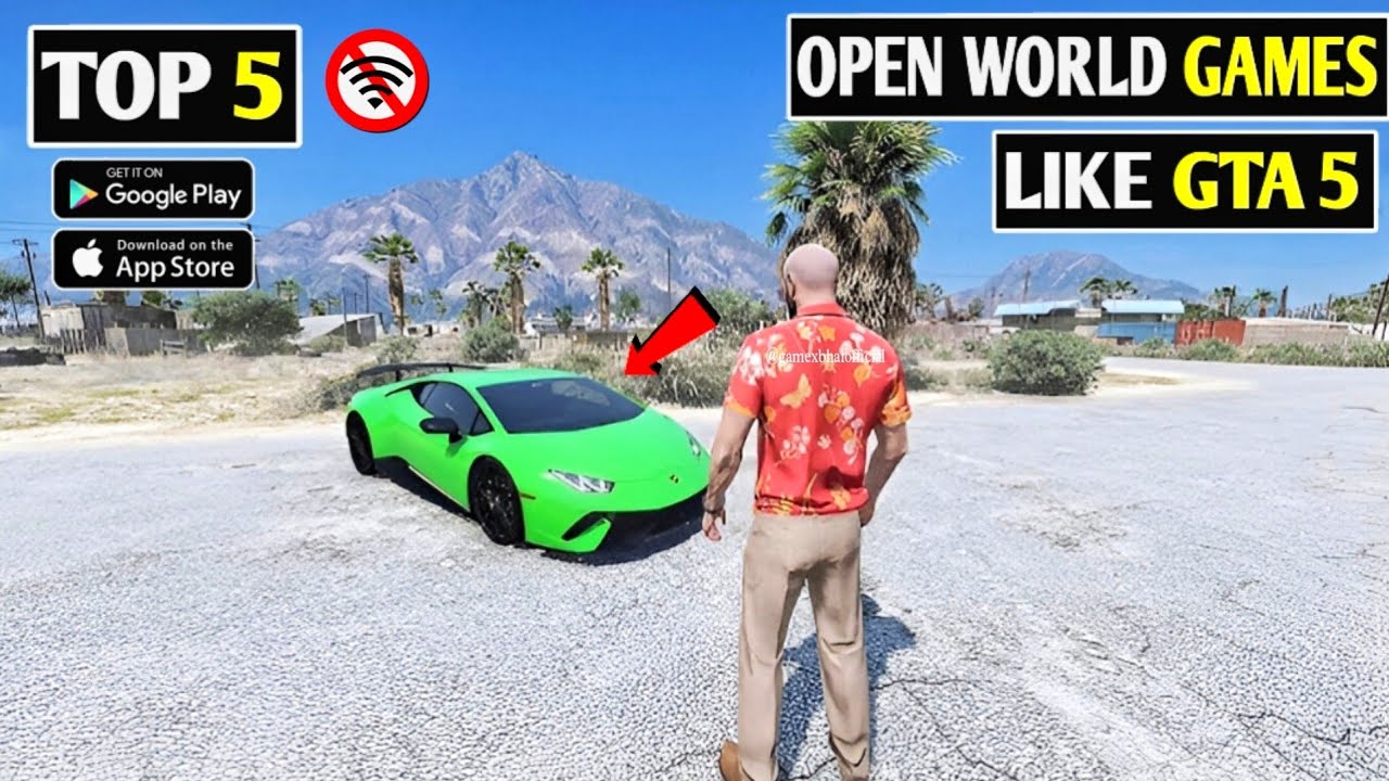 Top 5 Best Open World Games Like Gta 5 😱 | Best Realistic Open World Games 🔥 For Mobile