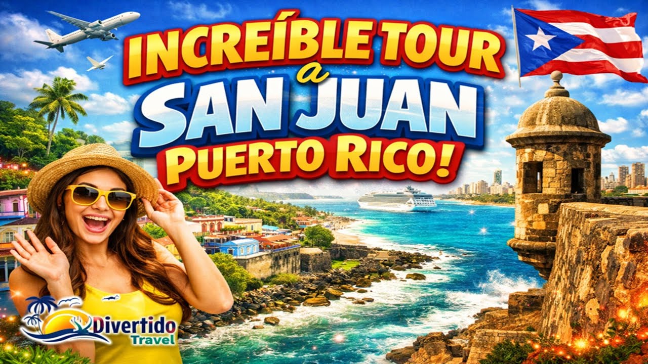 No vengas a San Juan, Puerto Rico sin ver esto 🇵🇷🔥 Nos sorprendió 😱| Divertido Travel