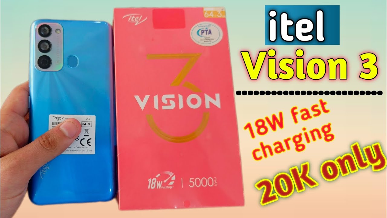 itel Vision 3📱Unboxing | price in Pakistan? Best Budget phone | 18W charger | BilalMobiles8