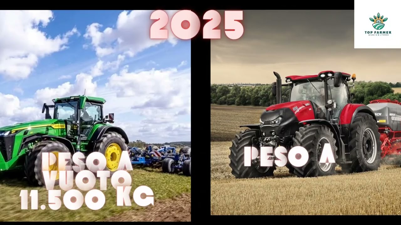 JOHN DEERE 8R 310 vs CASE IH OPTUM 300 CVXDrive #johndeere #caseih