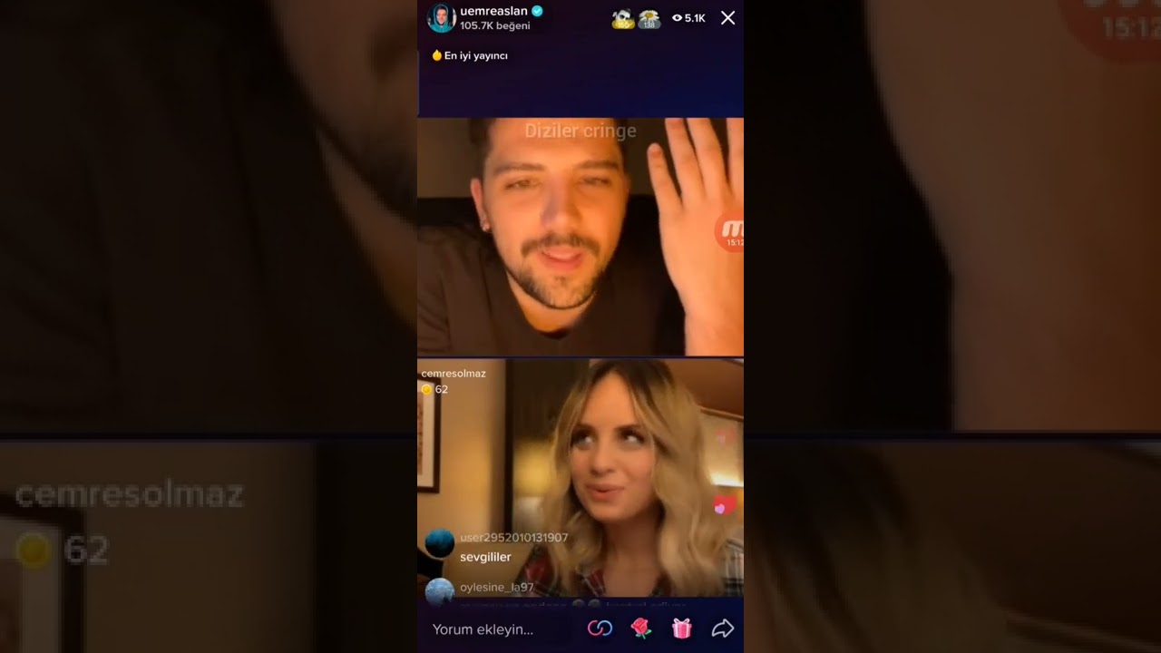 Cemre Solmaz Emre Aslan Canlı Yayın 9 Şubat