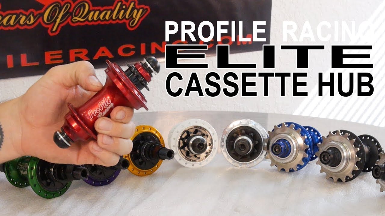 BMX RACING PARTS - Profile Racing - Elite Cassette Hub