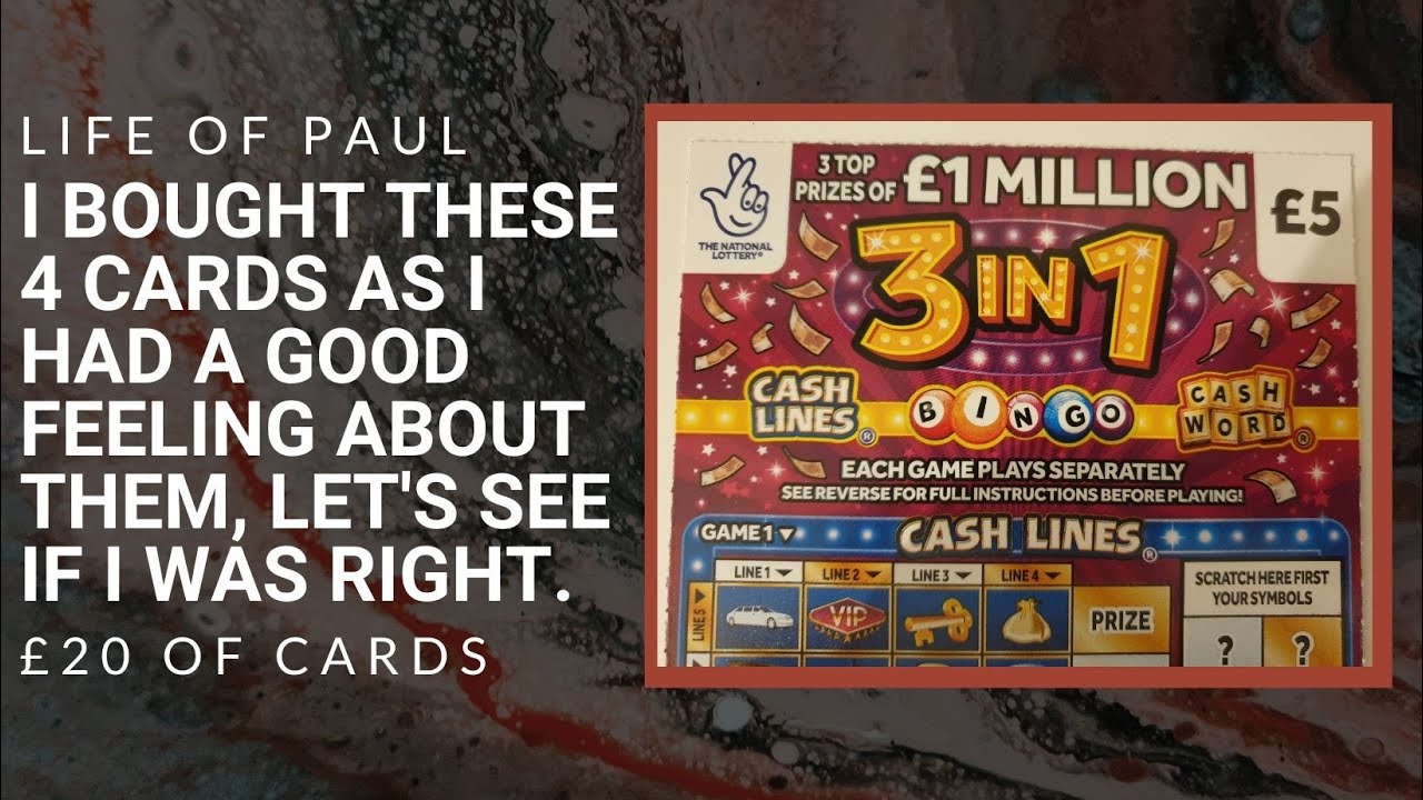 New £5 lottery scratch cards. Reviewed in this video are £20 of the new 3 in 1 Lotto Scratch Tickets