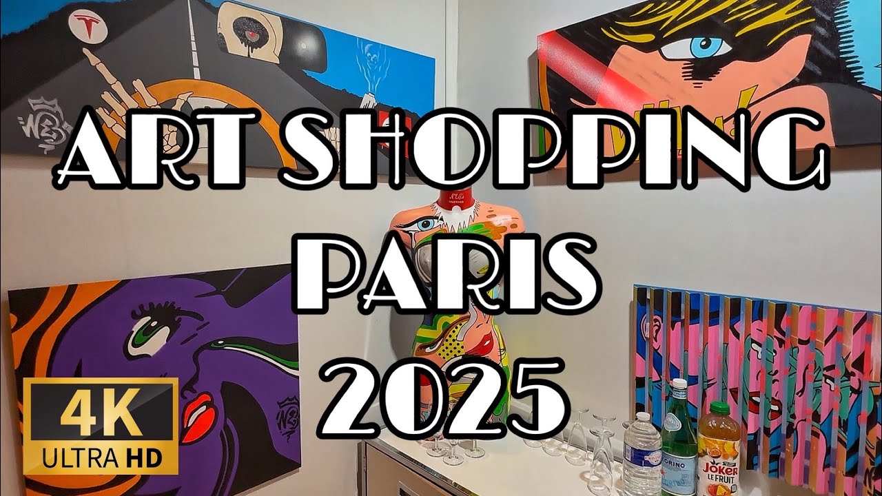 🇫🇷[PARIS ART FAIR] ART SHOPPING PARIS 2025  (4K 120FPS UHD) 05/APRIL/2025