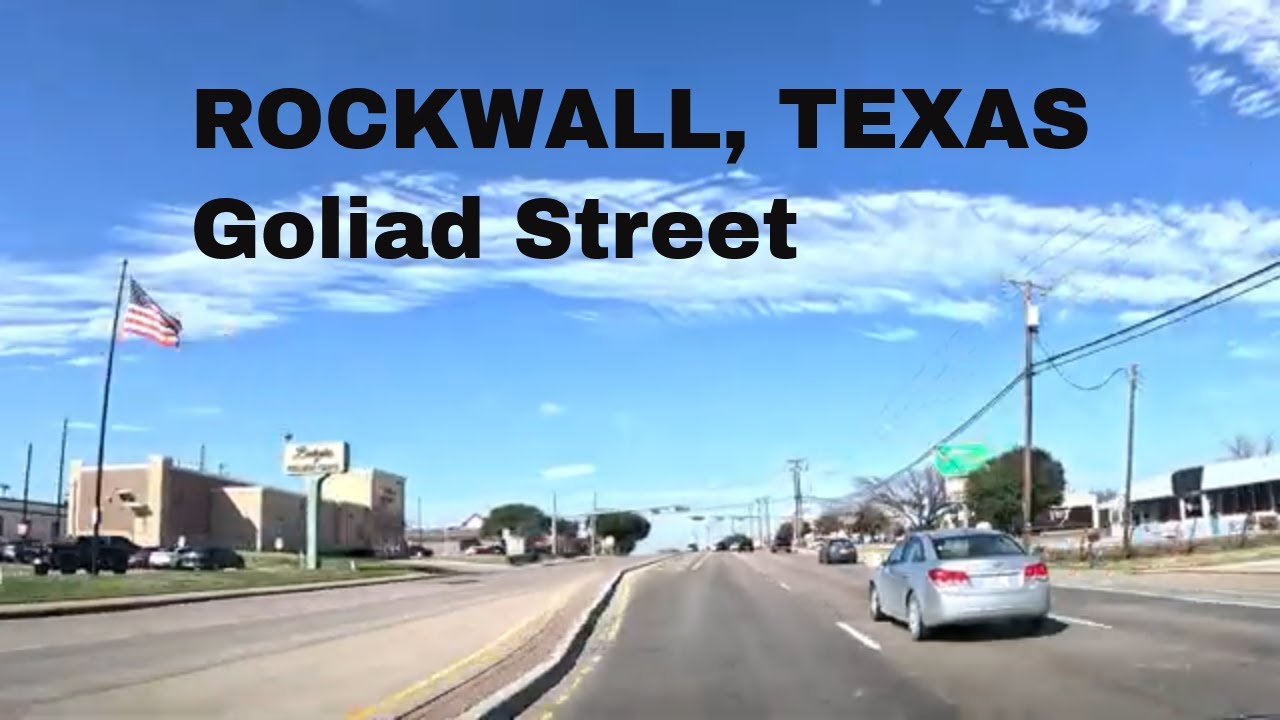 Rockwall, Texas: Goliad Street #driving