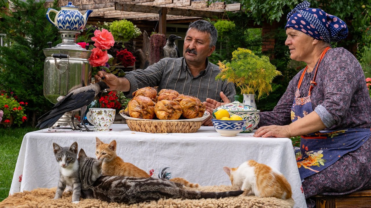 Family Recipe: Cooking Chicken Stuffed with Rice🍗🌳