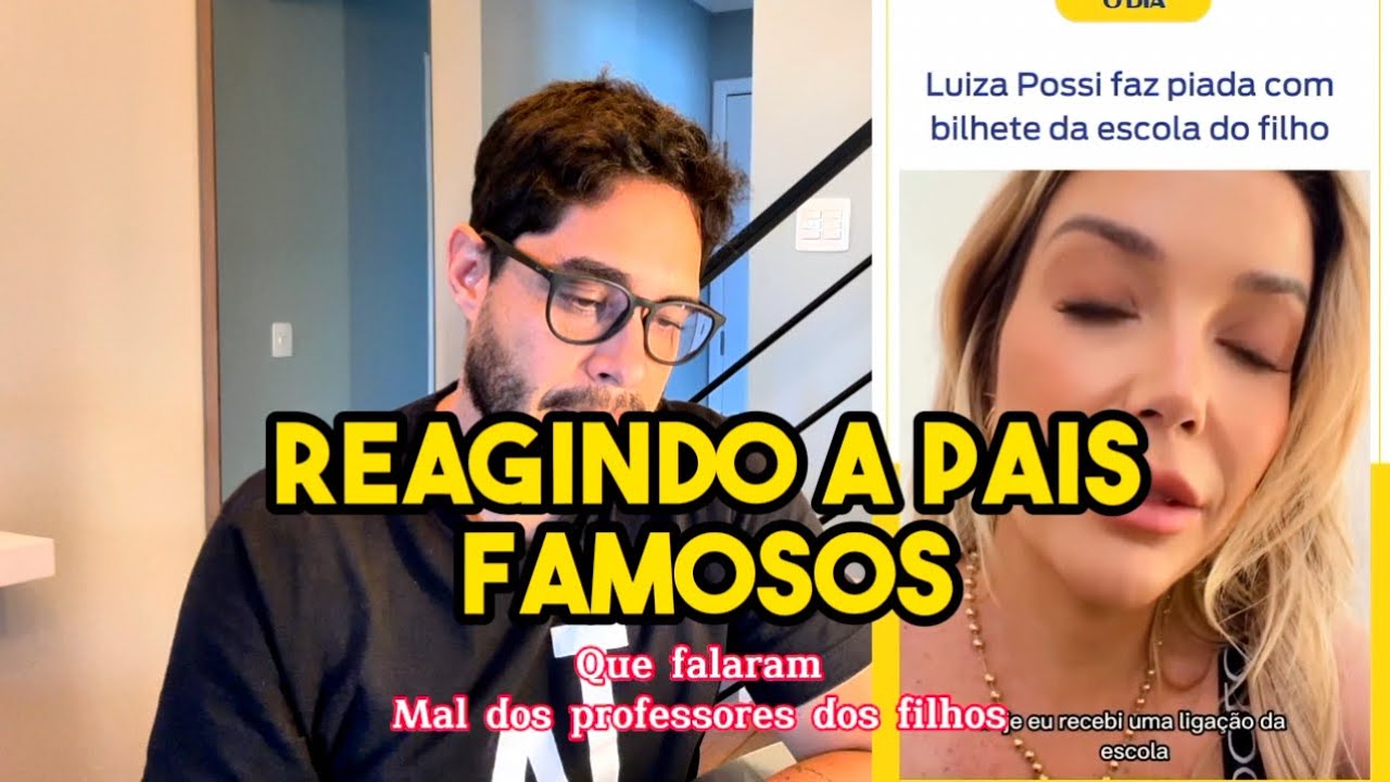 REAGINDO A MÃES/PAIS FAMOSOS que descredibilizam os professores! | Diogo Almeida