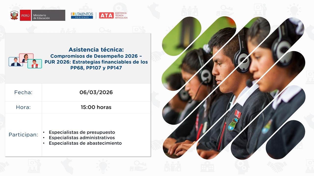 Compromisos de Desempeño 2026 - PUR 2026: Estrategias financiables de los PP68, PP107 y PP147