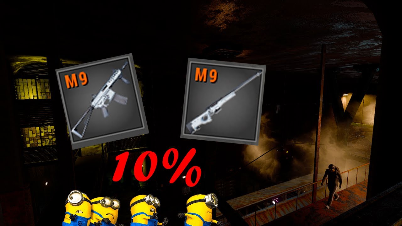 Миньоны и 10% шанс // Крафт pvp оружия m9 (L96A1, PDW)