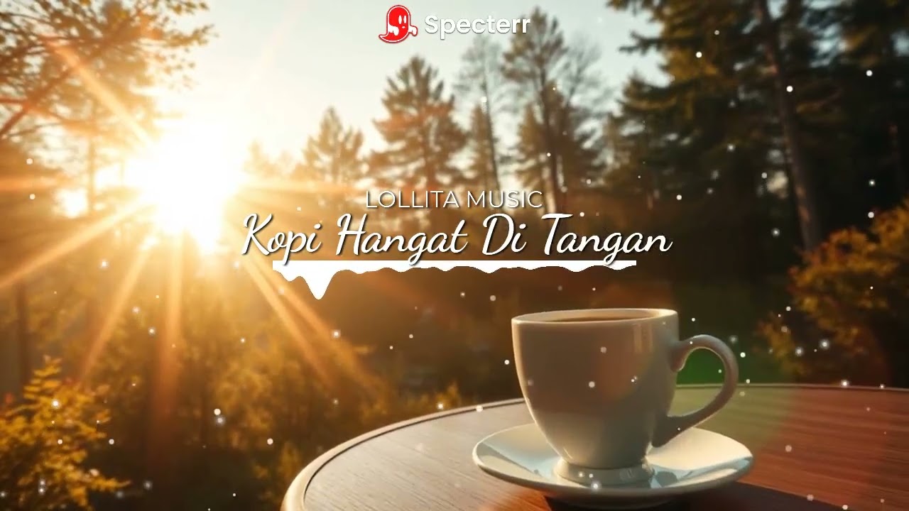 kopi hangat di tangan