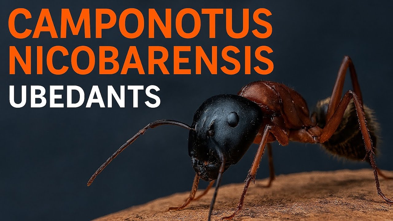 Camponotus nicobarensis: la hormiga más activa y fácil de criar | @UbedAnts